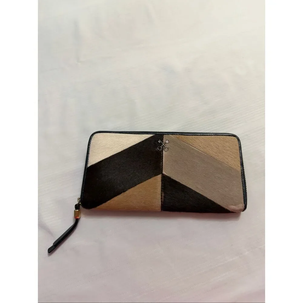 Sazaby Calf Hair Leather Wallet